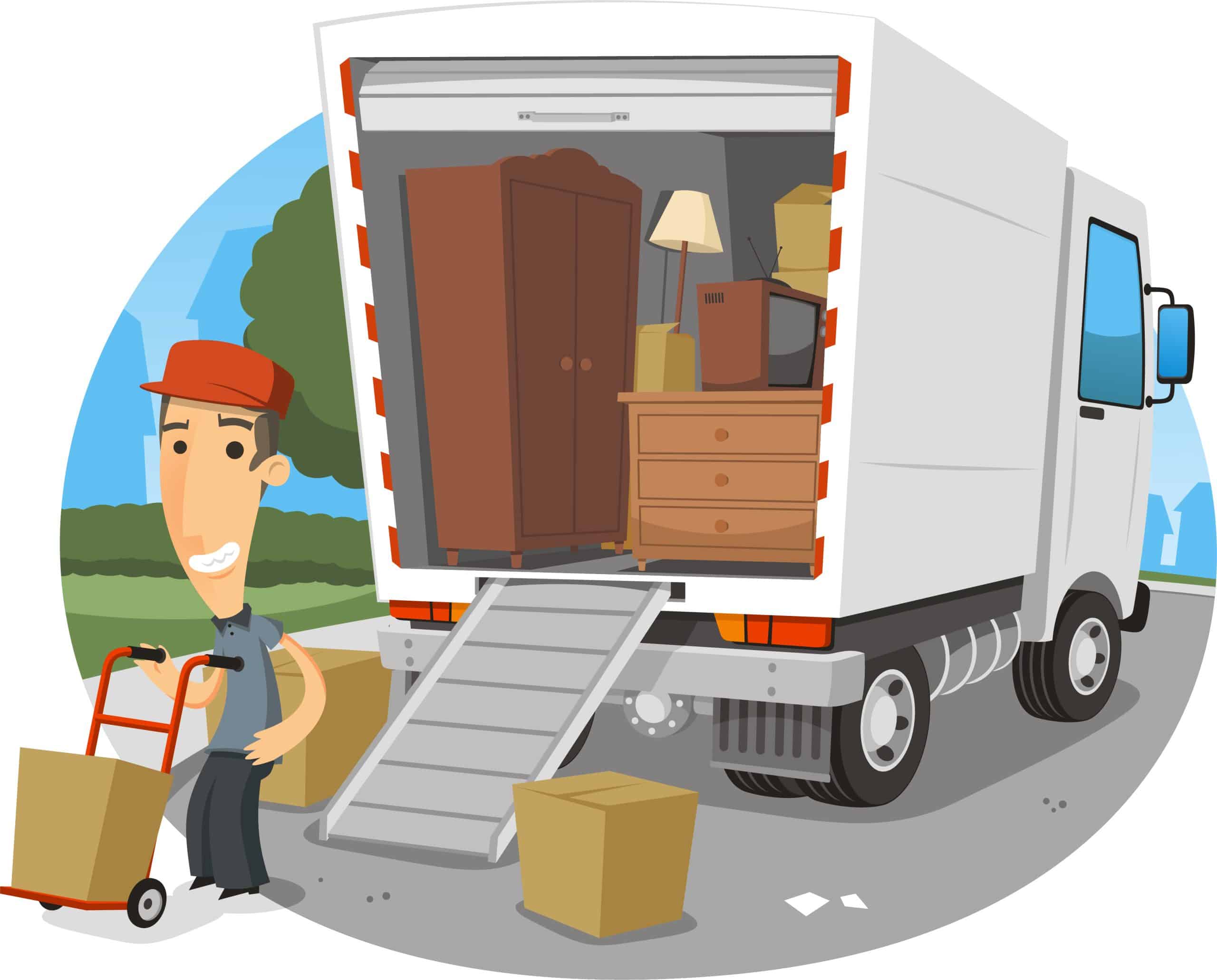 The animated Liberty Moving team is dedicated to providing quality service.